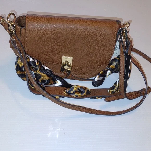 🌚ALDO Chamusca Crossbody Bag in Cognac